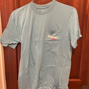 Rowdy Gentlemen Natural Light History t shirt blue size L